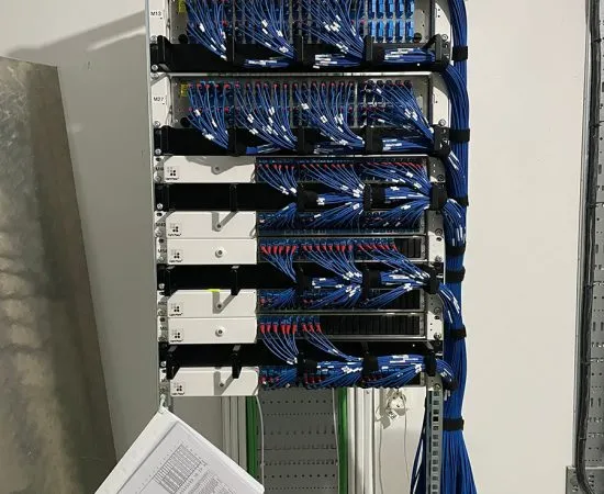 Fiberinstallation med strukturerade kablar